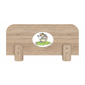 Бортик захисний для ліжка Кролик (плюс) (під товщину бічної царги 16 мм) МАКСІ МЕБЛІ Дуб сонома (12154)