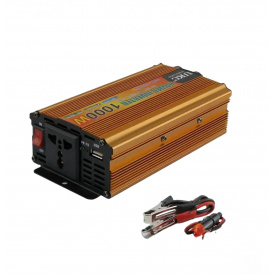 Перетворювач напруги UKC 1 кВт 1000Вт 12V 220V інвертор (SSK12V-1000W)