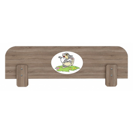 Бортик захисний для ліжка Кролик (під товщину бічної царги 16 мм) МАКСІ МЕБЛІ Дуб трюфель (12041)