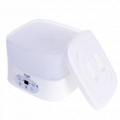 Електросушарка для овочів фруктів грибів Adler AD 6658 White Нова Прага