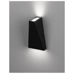 Вуличний світильник Nova Luce Miley 7.4x13.6 см Чорний (Nova9202262) Вишневе