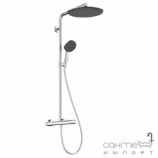 Душевая стойка с термостатом Hansgrohe Raindance Alive S Puro 300 1jet EcoSmart 24593000 Ecostat Element хром