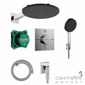 Душевая система скрытого монтажа с термостатом Hansgrohe Raindance Alive S 300 1jet 24630000 хром