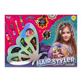 Креативна творчість "Hair Styler Fashion" Danko Toys HS-01-03 метелик