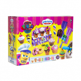 Набор креативного творчества "Тесто для лепки Master Do" Danko Toys TMD-10 укр Кондитер