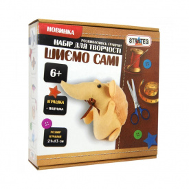 Набір для творчості шиємо самі "Їжачок" Strateg і-02 розмір іграшки 21х13 см