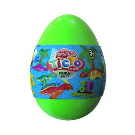 Набор креативного творчества "Тесто для лепки Master Do" Danko Toys ТМD-08-01U02U03U укр Зеленый