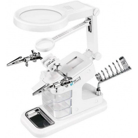 Тримач плат для паяльника newacalox Третя рука (3XMAG5)