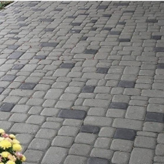 Тротуарная плитка Золотой Мандарин Старый город 120х40 мм серый Еланец