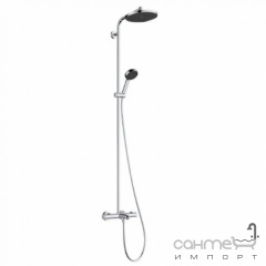 Душевая стойка с термостатом и изливом Hansgrohe Activera S 240 1jet EcoSmart 28871000 Ecostat Fine хром Талалаевка