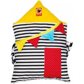 Защитный борт на кроватку Домик B&W Macik МС 110512-09 48х10х30