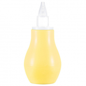 Дитячий назальний аспіратор від соплів Baby Age Жовтий