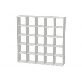 Модульний стеллаж FlexiCube-10 (німфея альба, 1424х336х1776 мм)