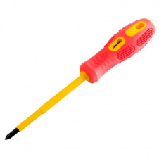 Отвертка диэлектрическая до 380V PH1х100 LTL60005 Lemanso