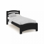 Ліжко Денвер бук чорний лак, 90х200 Ясногородка