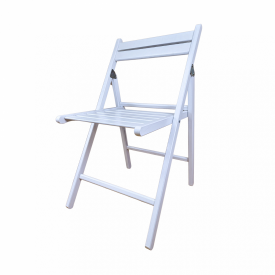 Стілець розкладний ЛОРА садовий бук білий