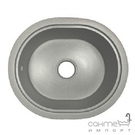 Овальная гранитная кухонная мойка Adamant Circum 500x425x180 02 сахара
