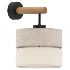 Бра TK Lighting Eco 20x30 см Чорно-коричневий (TK5776) Южноукраїнськ