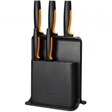 Набір кухонних ножів Fiskars Functional Form 6 предметів Чорний (1057554)