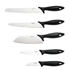 Набір ножів Fiskars Essential 1023782 6 предметів Чорний (P1569) Вінниця