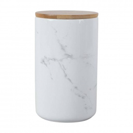 Банка керамічна Limited Edition Marble 900 мл біла 202С-007-А2