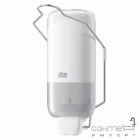 Подвесной дозатор 1 л для жидкого мыла с локтевым рычагом Tork S1 Elevation 560101 белый