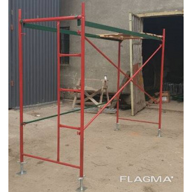 Строительные леса приставные ширина 1м