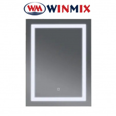 Зеркало для ванной комнаты Winmix TALL MR08-80x60-REVERSE (с LED-подсветкой, антизапотевание)