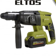 Аккумуляторный перфоратор Eltos ПА-20/26 BL (бесщеточный) (2*(20В, 4 Ач)) в кейсе