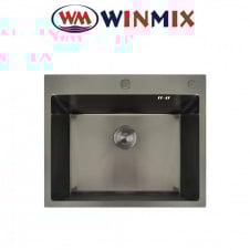 Кухонная мойка Winmix MH6050 Nano-Black из нержавеющая сталь, Графит