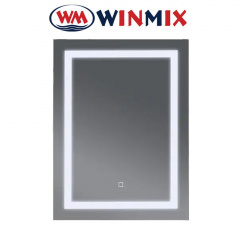 Дзеркало для ванної кімнати Winmix TALL MR08-80x60-REVERSE (з LED-підсвічуванням, антизапотівання) Курень