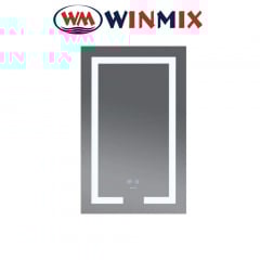 Зеркало для ванной комнаты Winmix HARD MR07-50x80 (с LED-подсветкой, антизапотевание) Стрий