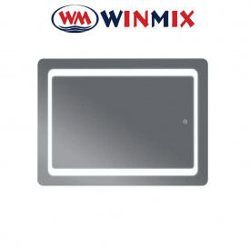 Дзеркало для ванної кімнати Winmix TWEE MR09-80x60-REVERSE (з LED-підсвічуванням, антизапотівання)