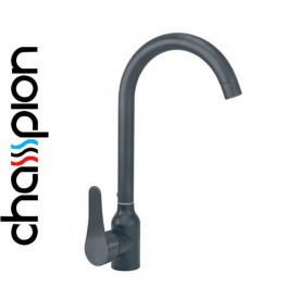 Змішувач для кухні Champion SAP-011 GRAPHITE, з нержавіючої сталі