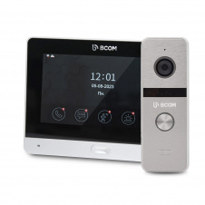 Комплект Wi-Fi видеодомофона 7 BCOM BD-760FHD/T Silver с Tuya Smart и BT-400FHD Silver
