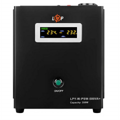 Источник бесперебойного питания с правильной синусоидой LogicPower 12V LPY-W-PSW-500VA+ 350Вт 5A/10A (LP4142) Ровно