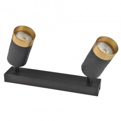 Спот Polux Arras 5.5x26x16.5 см Чорно-золотистий (Pol323545) Калуш