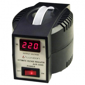 Стабилизатор напряжения AVR-500D 220В/350Вт Luxeon