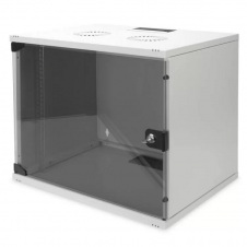 Комутаційна шафа Digitus Soho 19" 9U 540x400 мм скляні двері сіра (DN-1909-U-S-1)