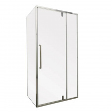 Душова кабіна без піддону Mixxus Premium Bevel SC01-120x80x195-TR Chrome (MI6871)