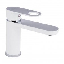 Змішувач для раковини Qtap Jay Chrome/White (QTJAY270CRW45551)