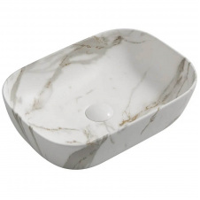 Раковина накладна Mixxus Premium Diverse-0114 Marble 455x325x135 мм (MP6545)