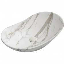 Раковина накладна Mixxus Premium Wave-0105 Marble 620x360x160 мм (MP6559)