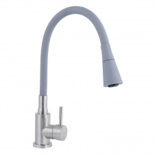 Змішувач для кухні Lidz Aria 015F31 Grey/Nickel (LDARI015F31GNK31871)