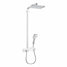 Душова система Hansgrohe Raindance Select E Showerpipe 360 1jet з комплектом для душа Select 300 білий/хром (27288400)