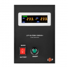ДБЖ LogicPower LPY-B-PSW-1500VA+ (1050Вт) 10A/15A 24V (LP4130)