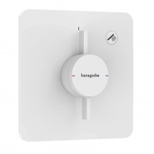Змішувач для душу Hansgrohe DuoTurn Q на 1 функцію білий матовий (75614700)