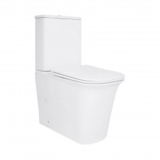 Унітаз-компакт Qtap Nando безобідковий з сидінням Soft-close QT12221222AW