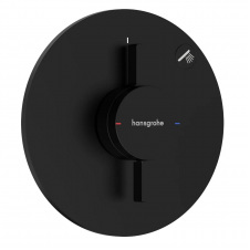 Змішувач для душу Hansgrohe DuoTurn S на 1 функцію чорний матовий (75618670)
