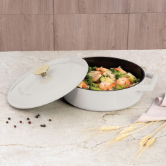 Кастрюля Berlinger Haus Sahara Collection 26 см 2.57 л Молочный (BH-6530) Киев